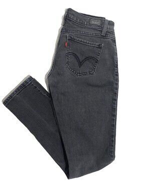 Y2K LEVI'S 524 Too Superlow Gray Jeans Size 5 Low Rise Vintage 2000s Streetwear